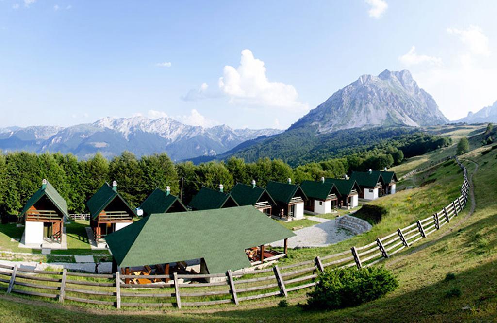 Vila Chalets Etno Selo Stavna Krajista Exteriér fotografie